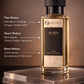 AURA perfume bottle mandarin red apple sandalwood notes Orelis Scents