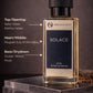 Solace perfume bottle muguet guaiac wood musk notes Orelis Scents