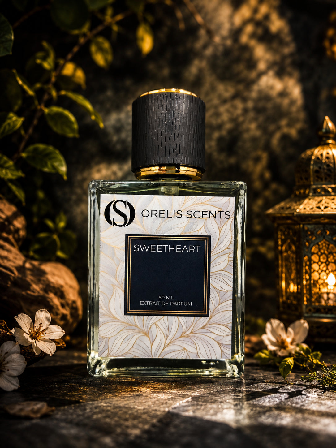Sweetheart perfume bottle star jasmine mandarin warm notes Orelis Scents