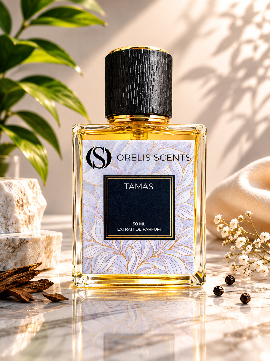 Tamas Extrait de Parfum – rich oriental oud spice perfume by Orelis Scents India
